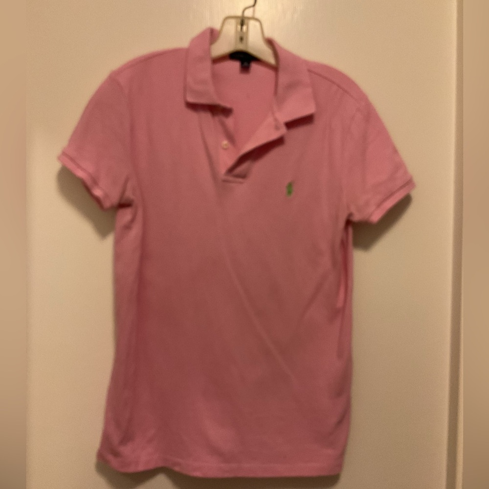 Pink Ralph Lauren Classic Polo Shirt